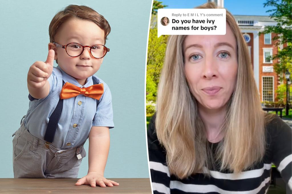 'Ivy League' baby names are all the rage - but it's not about getting them into universities, reveals parenting consultant.